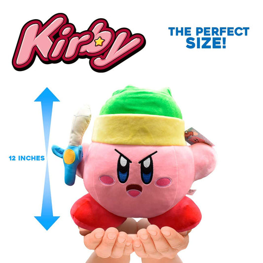 Just Toys Nintendo Kirby Link Mega Plush, 30cm