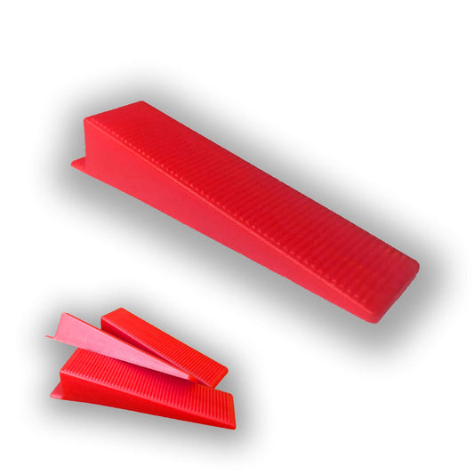 500 wedges - EXTRA HIGH leveling spacers for tile thicknesses from 25mm to 35mm - KACHEL GOTT®- Joint width 3mm - leveling spacers - wedges - pliers customize individually (500 wedges)