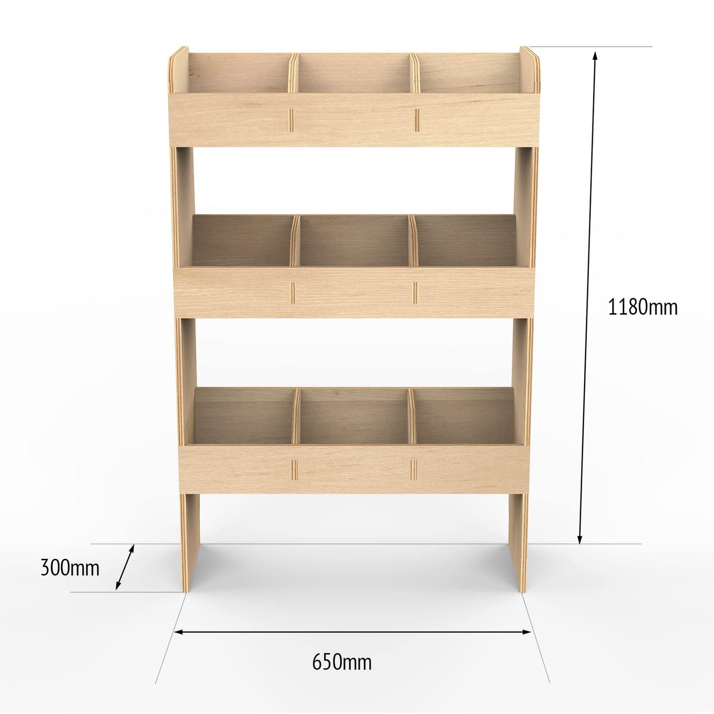 VANIFY - Compatible with Volkswagen Caddy L2 (Maxi) 2003-20 vehicle equipment shelving, front driver side shelf.