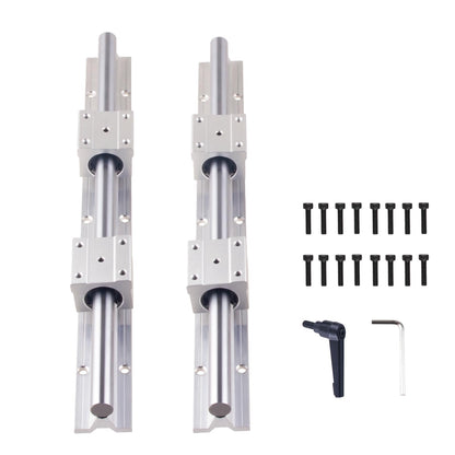 ONLISUM Linear rail guide SBR20 1000mm 2 pieces linear shaft 4 pieces SBR20UU bearing block CNC kit linear rails and bearings kit for automated machines and systems