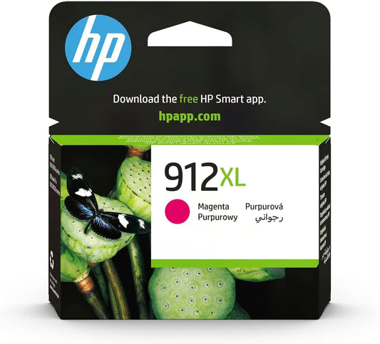 HP 912XL (3YL82AE) Red Original High Yield Printer Cartridge for HP OfficeJet Pro 8010, 8012, 8014, 8015, HP OfficeJet Pro 8020, 8022, 8023, 8024, 8025, Magenta