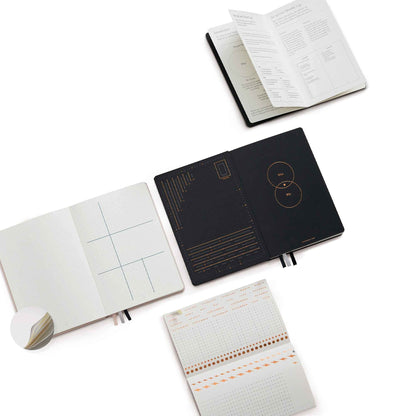 Lighthouse1917 363573 Bullet Journal - Edition 2, Notebook Medium (A5), Hardcover, 206 numbered pages, 120 g/m² paper, dotted, Blush