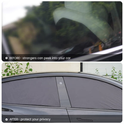 Havnby 2020-2024 Tesla Model Y Curtains Car Privacy Sunshade Windshield Sunshade for Camping Foldable Car Accessories UV and Sun Protection 8 Pieces