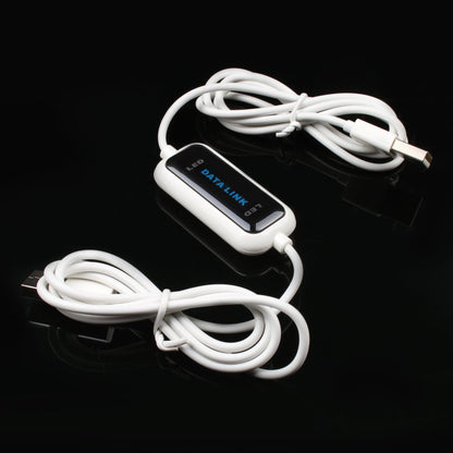 SALCAR Data Cable High-Speed USB 2.0 PC to PC Link Cable for Windows 11/10/8.1/8/7/Vista/XP/2000, easiest data exchange between 2 computers.