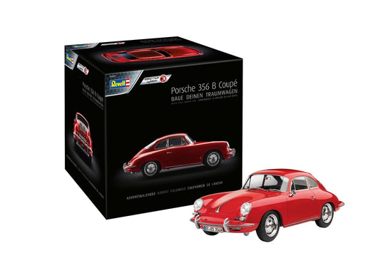 Revell Advent Calendar Porsche 356 I Porsche Advent Calendar I Build car model in 24 days I For boys, girls & adults 10+ I Christmas gift