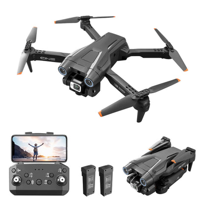 I3 PRO Drone with Camera HD 1080P, FPV WiFi Live Transmission Drone for Kids Beginners, Altitude Hold, One Key Landing, Optical Flow Hover, Headless Mode, 3D Flips, Obstacle Avoidance, 2 Batteries