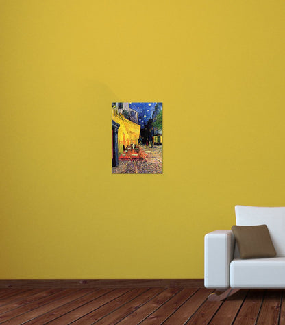 Picturedepot24 Canvas Print | Vincent van Gogh - Café Terrace at Night in 50x70 cm as wall art | Wall decor decoration home old masters | NEW-180223-50x70-caa