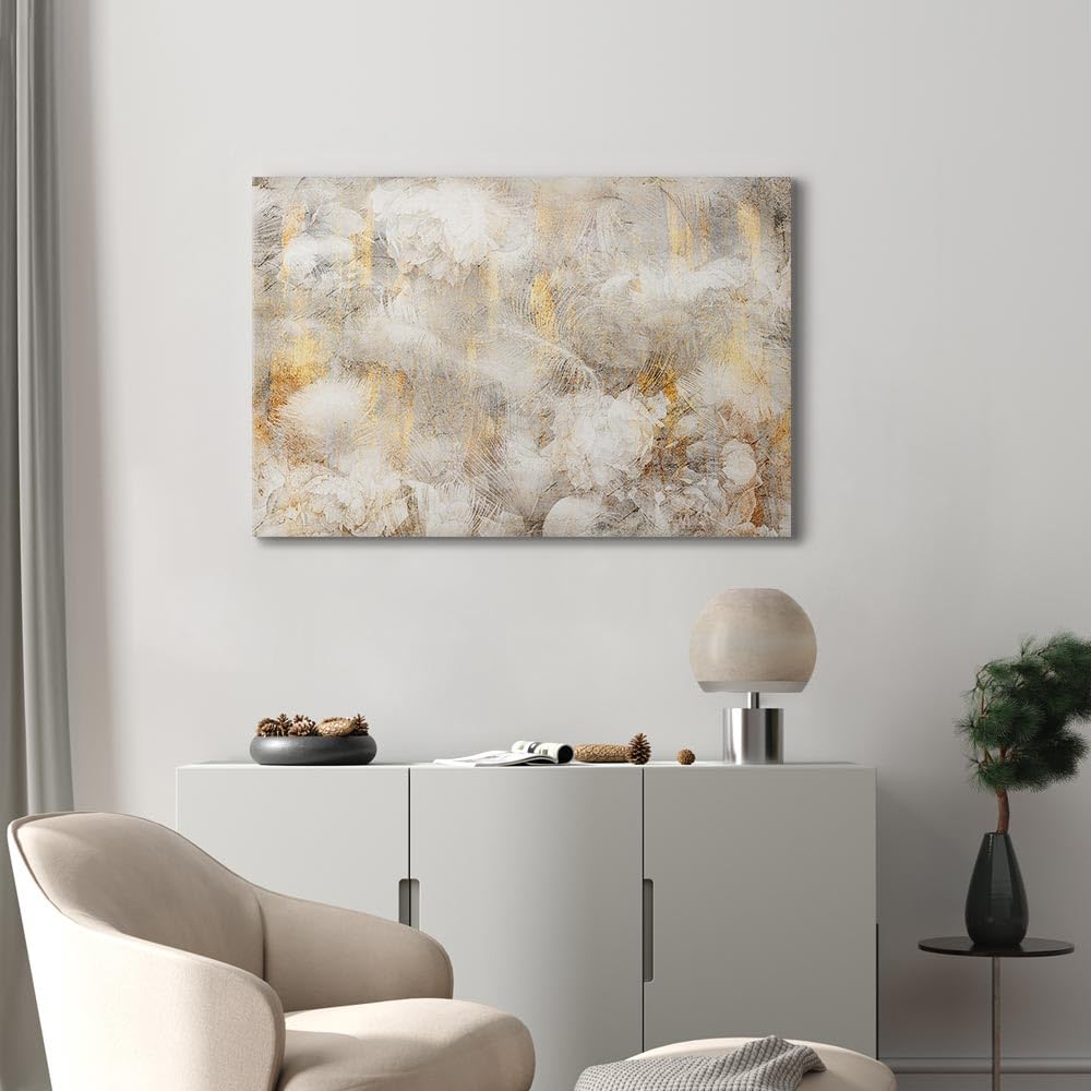 murando - Acoustic image Abstract Flowers 120x80 cm 1 pcs pictures Acoustic foam Sound insulation Art Acoustic panels Wall panels Soundproofing Wall art Sound absorber botanical a-A-0774-b-a