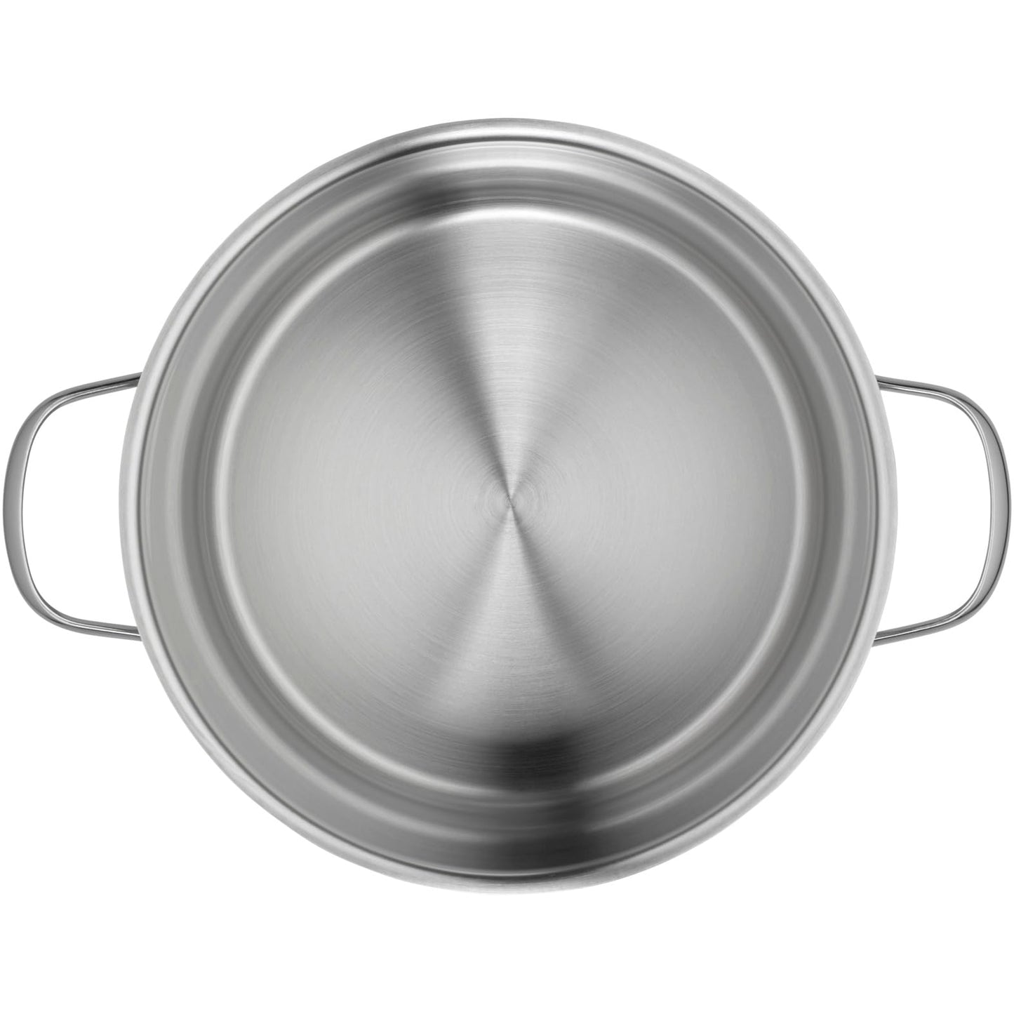 WMF Provence Plus Vegetable Soup Pot Induction 24cm, glass lid, large cooking pot 8.8l, polished Cromargan stainless steel, uncoated large pot, oven-safe