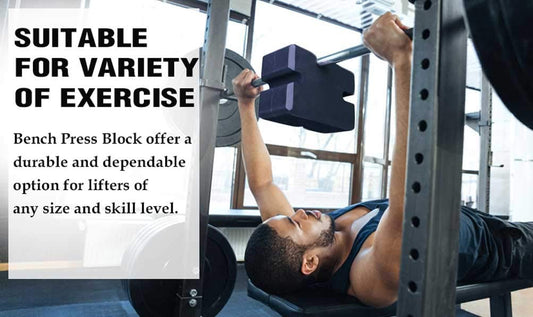 Bench Press Block Press Blocks Boards, adjustable 2-5 bench board, Home Gym Workout Fitness Accessory to increase your bench press (large)