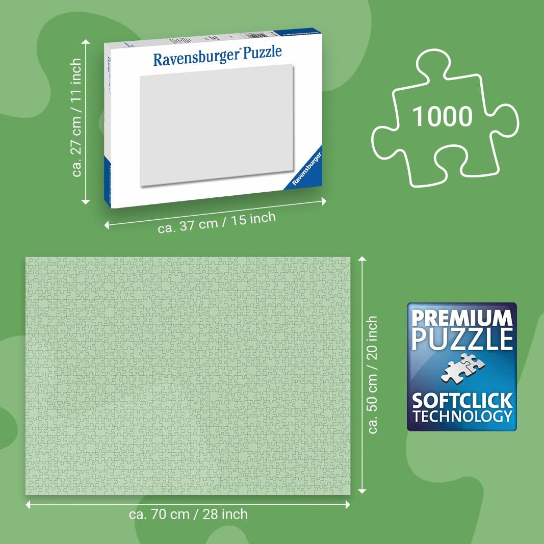 Ravensburger Puzzle 12000363 1000 pieces - Pragser Wildsee, Dolomites, South Tyrol - Puzzle for adults and children ages 14 and up, landscape motif puzzle, [Exclusive to Amazon]