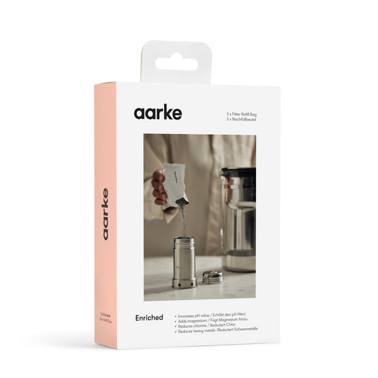 Aarke Filter Refill | Enriched | Replacement granules for Aarke Purifier | 3-pack
