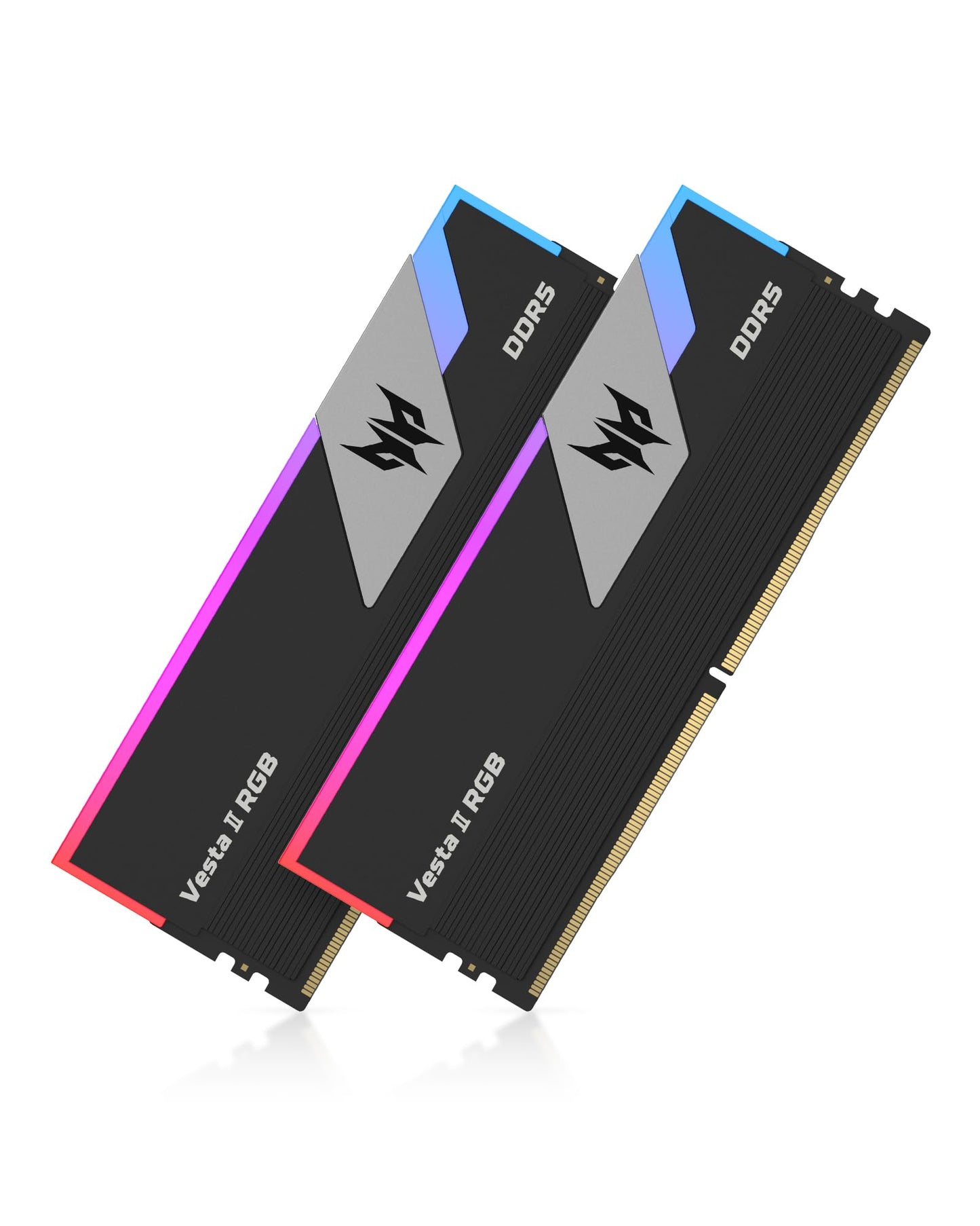 Acer Predator Vesta II DDR5 RGB RAM 32GB (16GBx2) 6000MHz CL36 - Intel XMP 3.0 & AMD Expo - PC Computer Gaming Memory (Black)