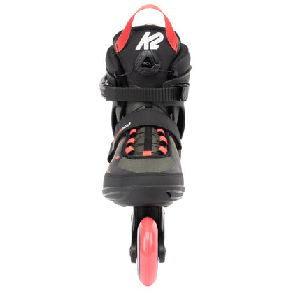 K2 Skates Women's Inline Skates Alexis 80 BOA, Grey - Coral, 30G0317.1.1.060.