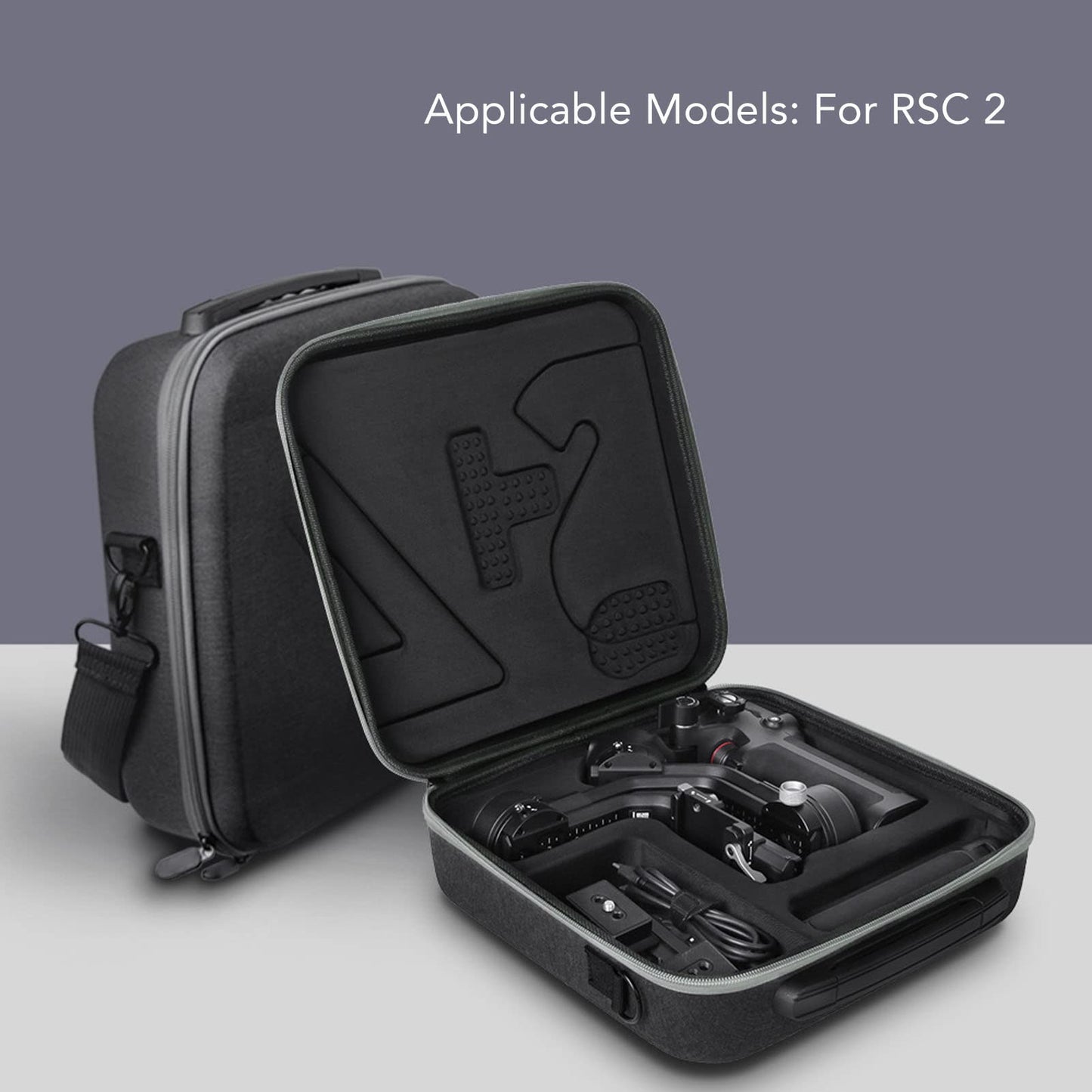 Dpofirs RSC 2 Case, Portable Storage Shoulder Bag for RSC 2 Gimbal Stabilizer, Protective Bag with Large Capacity and Adjustable Shoulder Strap.