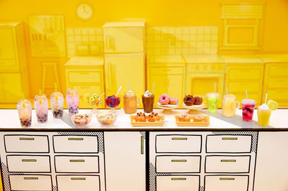 MGA's Mini Universe - Make It Mini Food Cafe Series 1 - DIY resin game, Packed in an opaque sphere - unpack surprise ingredients & kitchen accessories - Perfect for kids and collectors aged 8 and above.