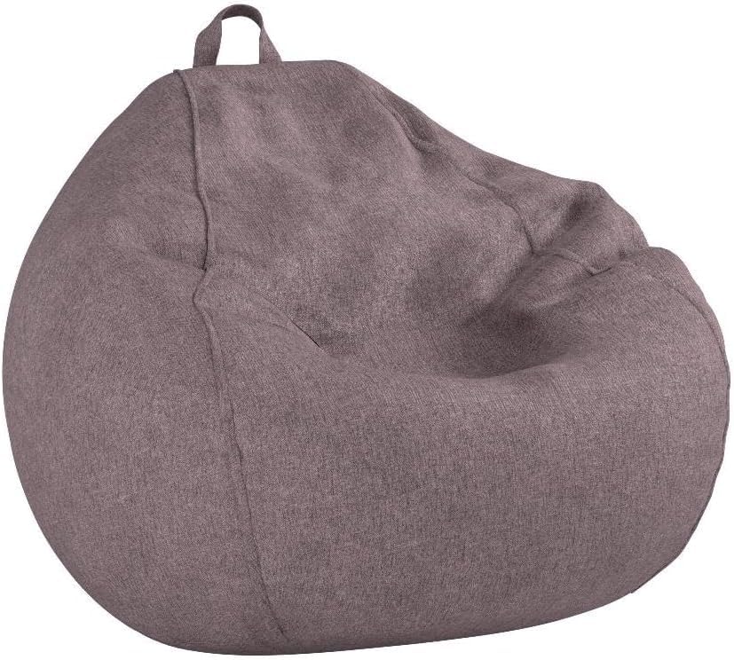 Lumaland Comfort Line Beanbag | Indoor bean bag 90x110x50cm with over 1.9 million customizable EPS beads | Soft & comfortable floor cushion | Chair for kids & adults | 250L [Dark Gray]