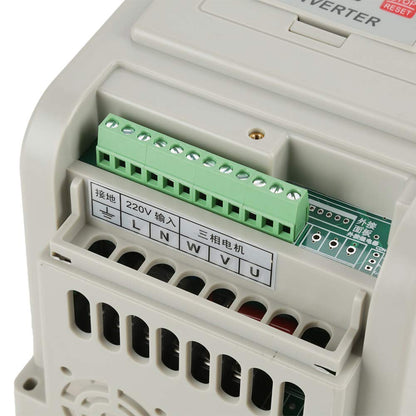 AC 220V Variable Frequency Drive VFD Inverter 1.5KW Frequency Converter, Adjustable for Motor Speed Control.