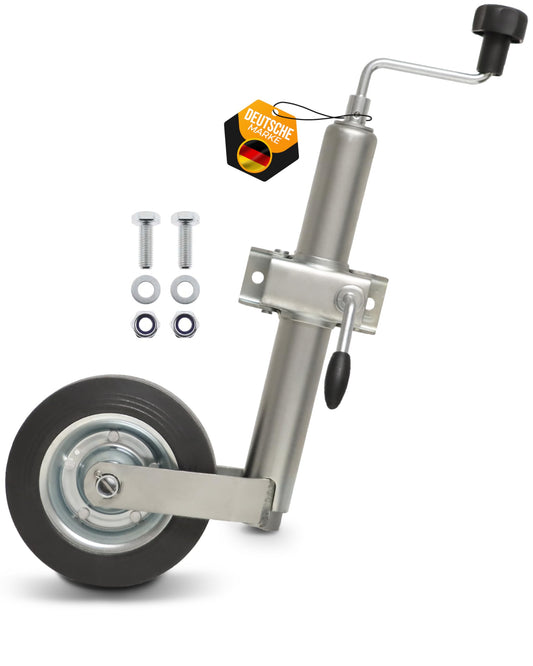 The Drive | jockey wheel 150kg | for car trailers | Ø 48mm with clamp holder | including attachment kit
