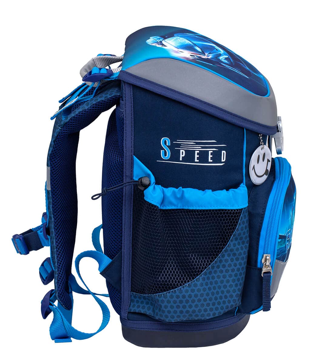 Belmil Mini-Fit School Bag Set 4 pieces (405-33/AG/S) (Racing Blue Neon)
