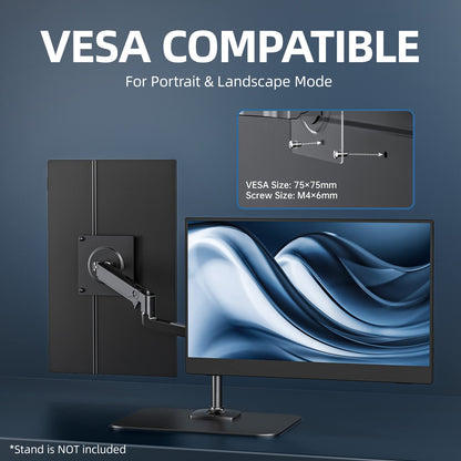 cocopar Portable Monitor 15.6 inch 1080P Travel Monitor 85% sRGB with Speaker HDMI USB-C External Display for Laptop MacBook Surface PC Xbox PS4/5, VESA mountable with Cover Stand