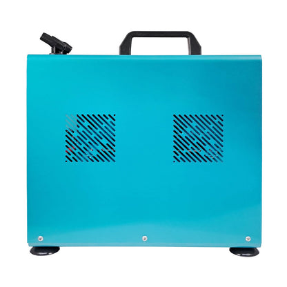 AirBrush Compressor Duo-Power II-C - The Airbrush kit with double/twin cylinder with protective housing for artists with high standards, basic equipment for any Airbrush set.