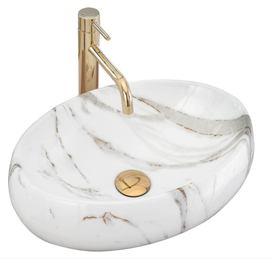 Rea wash basin washbasin countertop ceramic hand wash basin washbowl oval ivory stone marble 33x48 bathroom