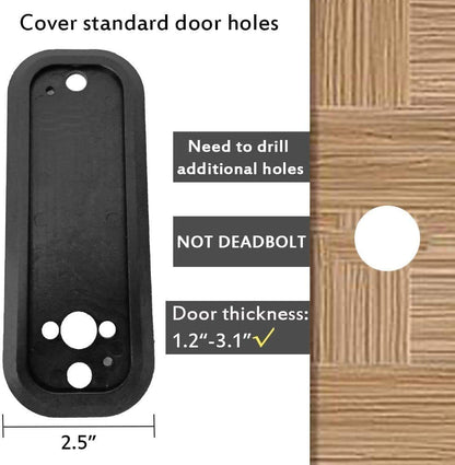 Spotact keyless door lock with mechanical code lock retro style 6-password lock suitable for garage, hotel, office, studio, warehouses.