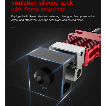 Creality CR6 SE Extruder Hotend Fully Assembled Kit for CR-6 SE CR6 MAX 3D Printer with automatic leveling, rear mount, heating, thermistor, and cooling system.