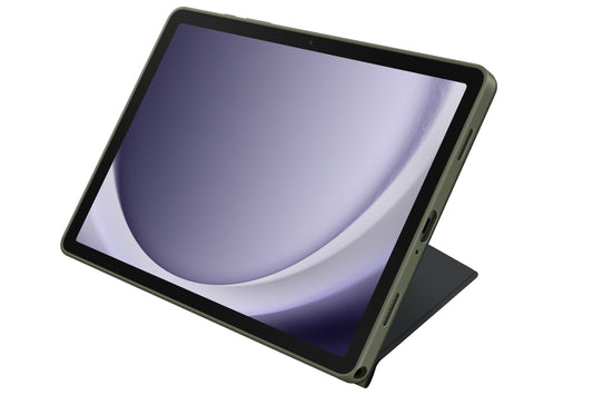 Samsung Book Cover EF-BX210 for Galaxy Tab A9, tablet cover, slim, lightweight design, stylish protection, two practical stand options, black.