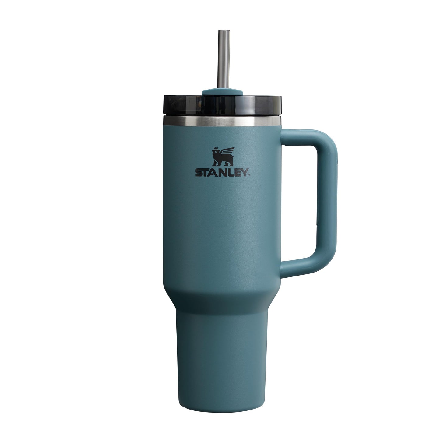 Stanley Quencher H2.0 Flowstate Bottle With Straw 1.2L - Keeps drinks cold for 11 hours - 48 hours ice cold - Dishwasher safe - BPA free - Drinking cup - Blue Spruce