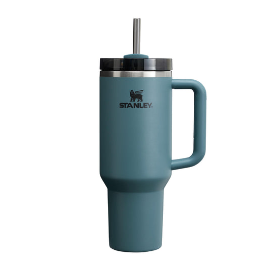 Stanley Quencher H2.0 Flowstate Bottle With Straw 1.2L - Keeps drinks cold for 11 hours - 48 hours ice cold - Dishwasher safe - BPA free - Drinking cup - Blue Spruce