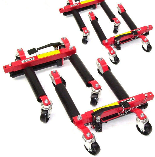 4 x Car positioning aid 06173 floor jack trolley jack 12" Car auto positioning roller AWZ
