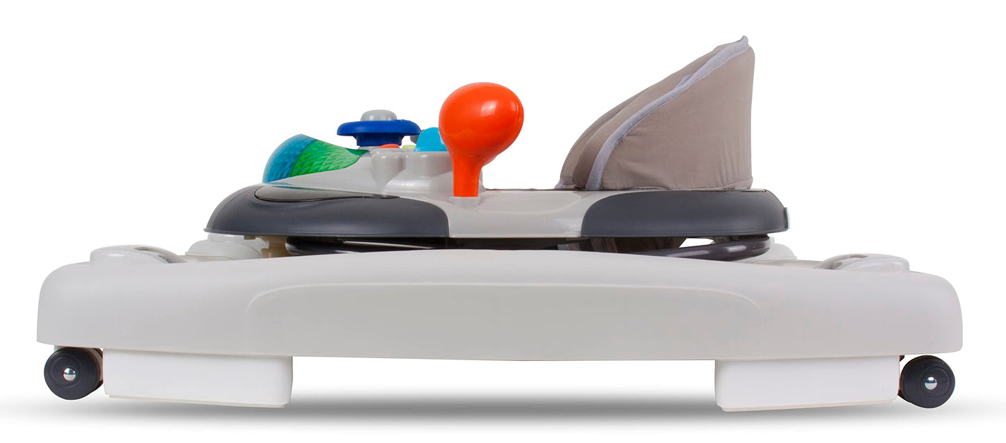 Baby walker with buttons, lights, and sounds for 6-12 months Sun Baby (Grey) Toddler walker, rocker seat, baby cradle, baby bouncer, baby swing.