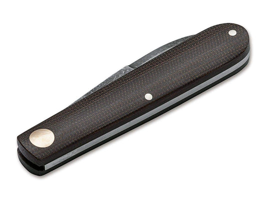 Böker Solingen® Barlow Prime EDC Green - classic slipjoint knife 42a compliant - traditional pocket knife with Micarta handle - Made in Germany - gentleman's pocket knife with sheath & gift box.