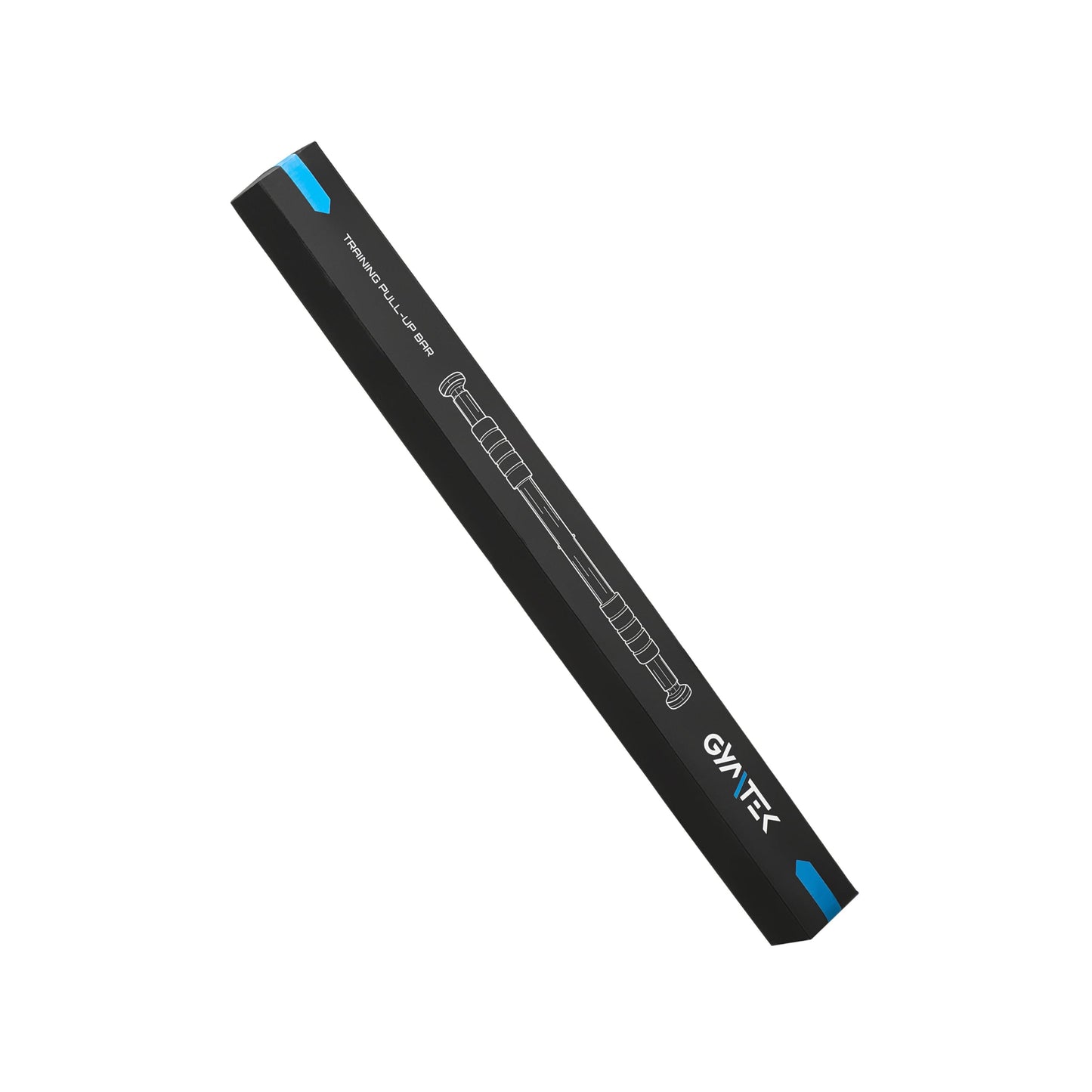 Gymtek pull-up bar for door frames, mountable without screws, non-slip pull-up bar with foam grip, training device for home gym, fitness equipment for home (63-100cm Blue)
