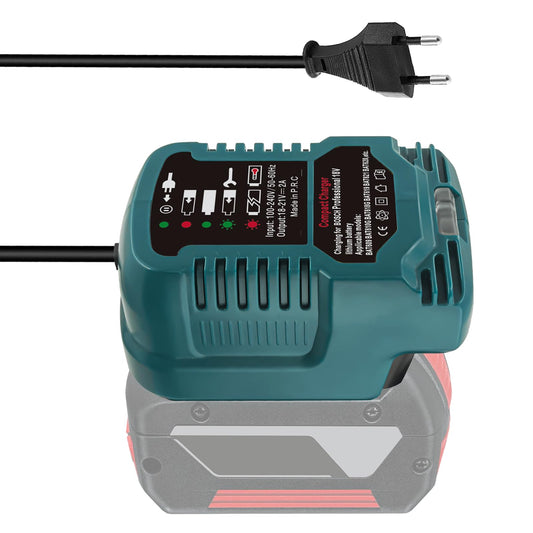 URUN Replacement Charger for Bosch Professional 18V System Battery, Portable Mini Fast Charger with LED Display for Bosch GBA BAT607 BAT614 Tool Battery Packs (Only for 18V Battery)