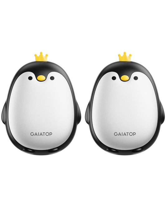 Gaiatop Hand Warmer Electric, 2-Pack 3 Heat Modes Magnetic Portable Pocket Warmer Reusable, Outdoor Camping Hand Warmers Hiking Gadgets Hunting Accessories Gift for Women Men (Black)