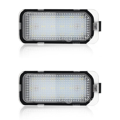 2 pieces of LED license plate lights, replacement for Ford Fiesta, Focus, S-MAX, C-MAX, Mondeo, Kuga, Galaxy, Jaguar XJ