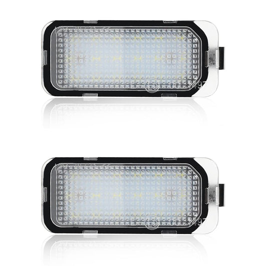 2 pieces of LED license plate lights, replacement for Ford Fiesta, Focus, S-MAX, C-MAX, Mondeo, Kuga, Galaxy, Jaguar XJ