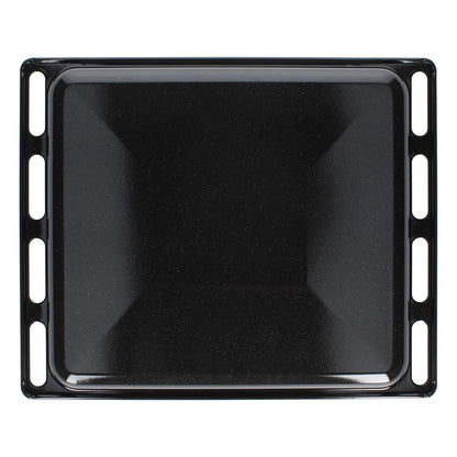 Baking sheet cake pan, grease tray 446x365x56mm enameled oven stove Indesit Hotpoint C00099622 also Whirlpool 482000022808 for FB970C C65SP6 K6C11 FD960P FT850 SE651X CI56HW FZ1022 C60DTX