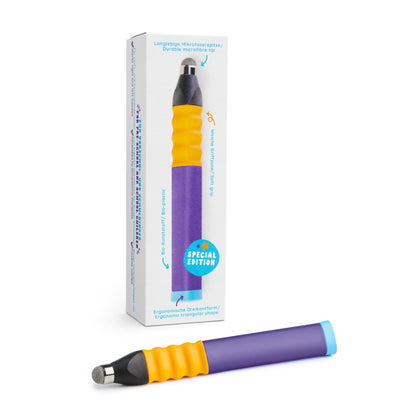 Edurino Ergonomic Input Pen I Special Edition | Tablet Pen for Kids I Input Pen for Edurino Characters I Learning Games for Ages 4 and up I Stylus Touch Pen (Purple)