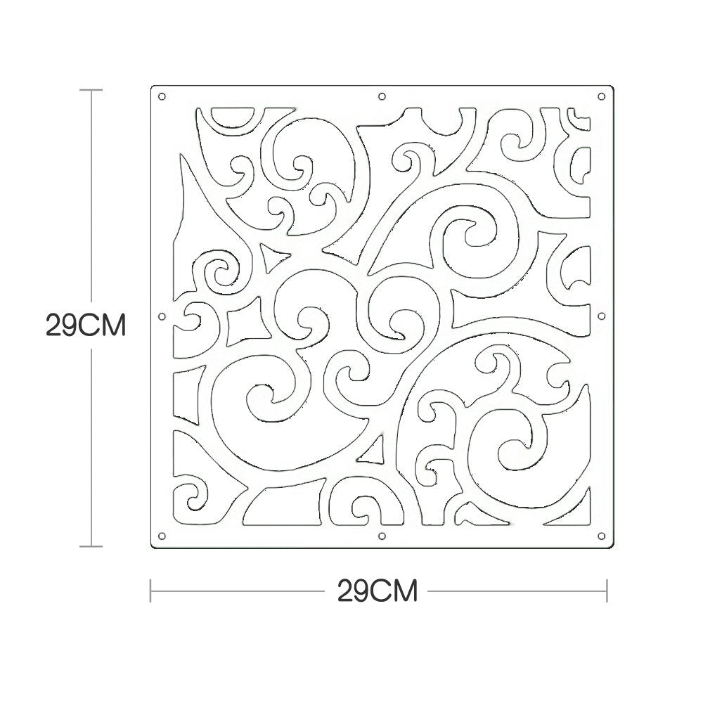Y-Step Hanging Room Divider, Room Divider, Hanging Panel for Home, Hotel, Office, Bar, Decoration, 12 Pieces Pattern C