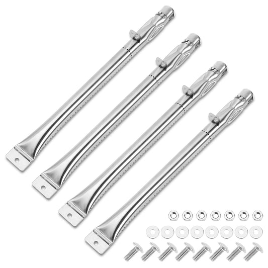 GFTIME 41.9cm Universal Burner Replacement for Enders Monroe 2010, Swiss, Broilmaster, Coobinox Flex, Enders Kansas, Napoleon Ultra Chef many grill models, stainless steel tube grill burner, 4 pieces.