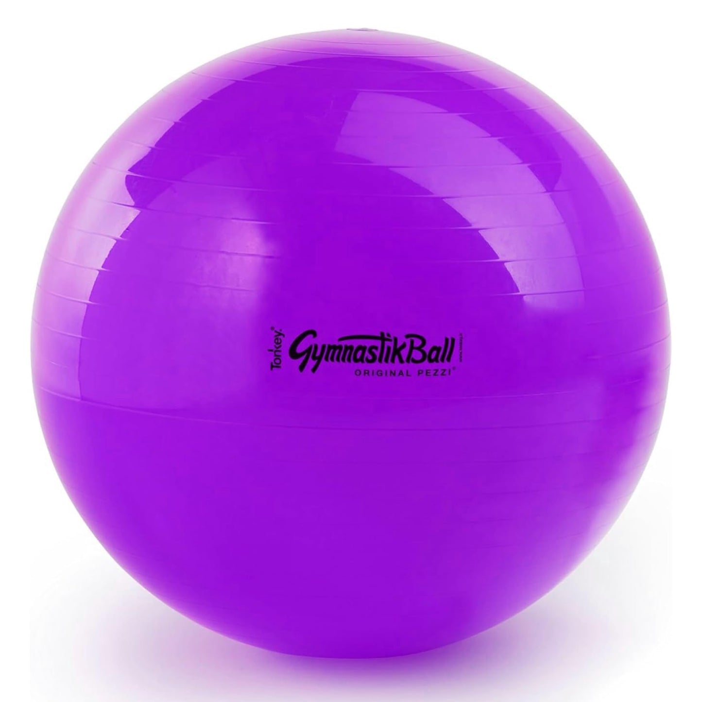 PEZZI - Gymnastics Ball Original Pezziball Standard 75cm Ø - Exercise ball for therapy, sports & office - Universal training ball made of sturdy PVC, up to 400 kg load capacity - Purple