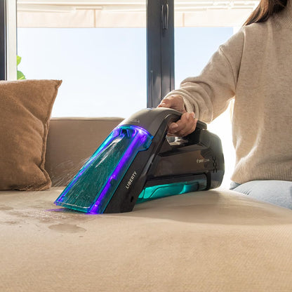 Cecotec Upholstery Cleaner Conga Hand Carpet & Spot Clean 1500. 50W, water sprayer, clean water tank, dirty water tank, brush, 20min battery life.