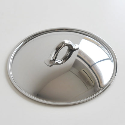 Alessi "MAMI" Stainless Steel Lid, 20 cm, Silver