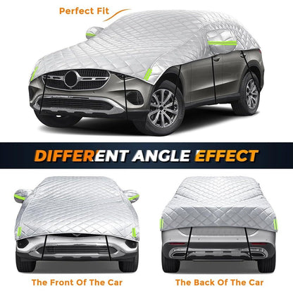 Hail protection car cover, car hail protection, hail blanket for car, waterproof breathable car garage cover sun protection for winter summer.