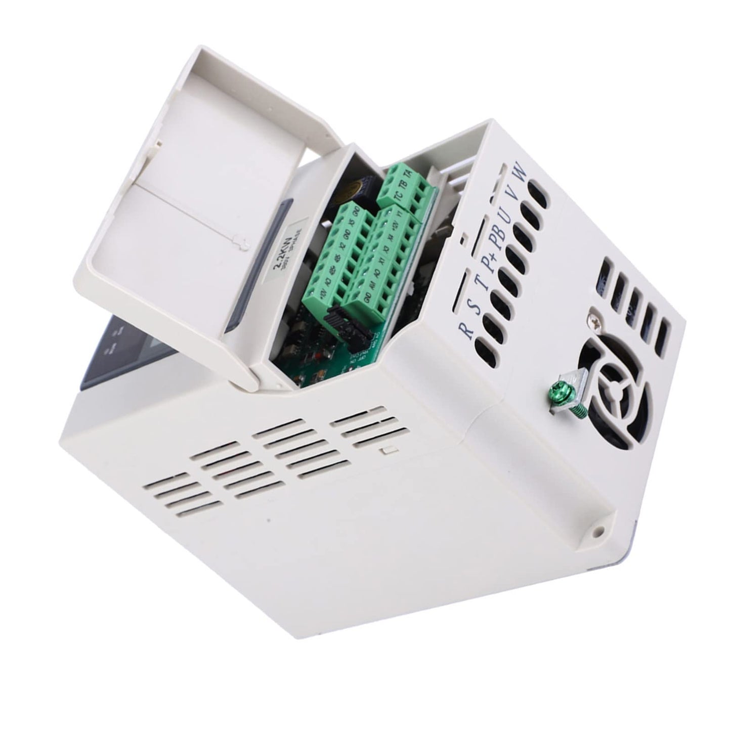 380 V 2.2 KW VFD Frequency Converter with Variable Frequency for controlling motor speed, 3-phase input/output, 3-phase converter for use with machinery.