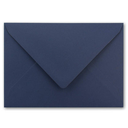 50 metallic gold-lined envelopes, size C5 - 156 x 220 mm, dark blue, with pointed flap and wet adhesive - ColorsFroh by GUSTAV NEUSER